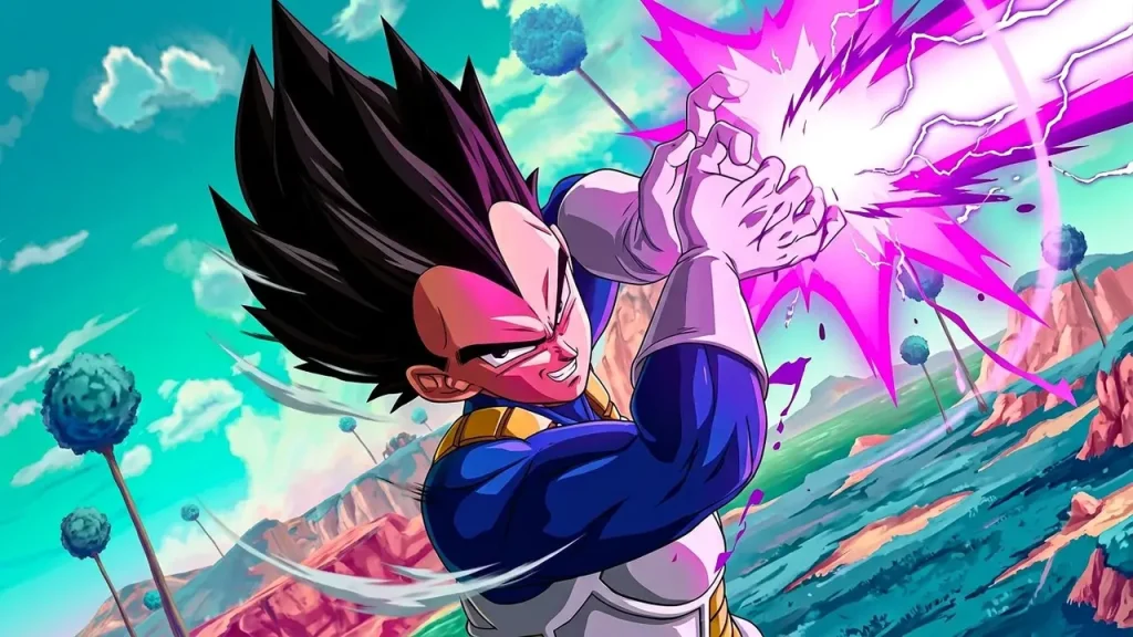Dragon Ball Sparking Zero Vegeta energy attack
