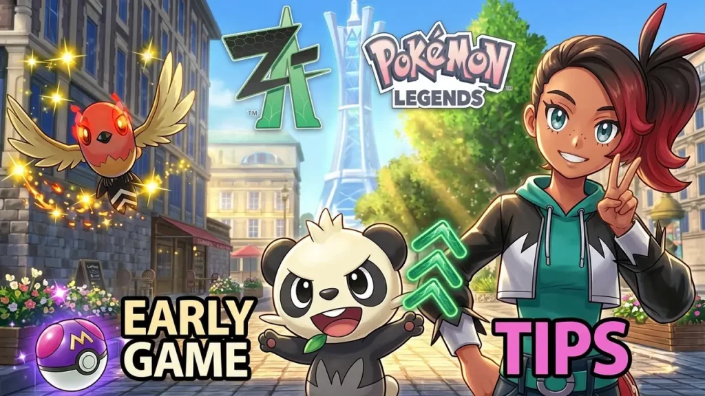 Pokémon Legends Z-A Switch NSP early game tips