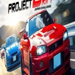 Project Drift Japan Challenge Switch NSP official Nintendo Switch cover art with GT-R cars